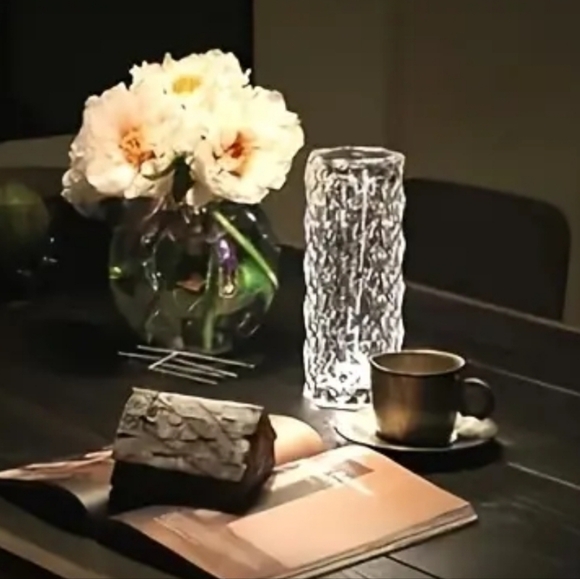 NWT Touch Sensing Table Lamp, Crystal Light, 16 Colors, USB - Picture 1 of 12